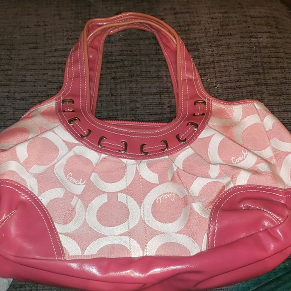 Pink Coach purse - Picture 4 of 8